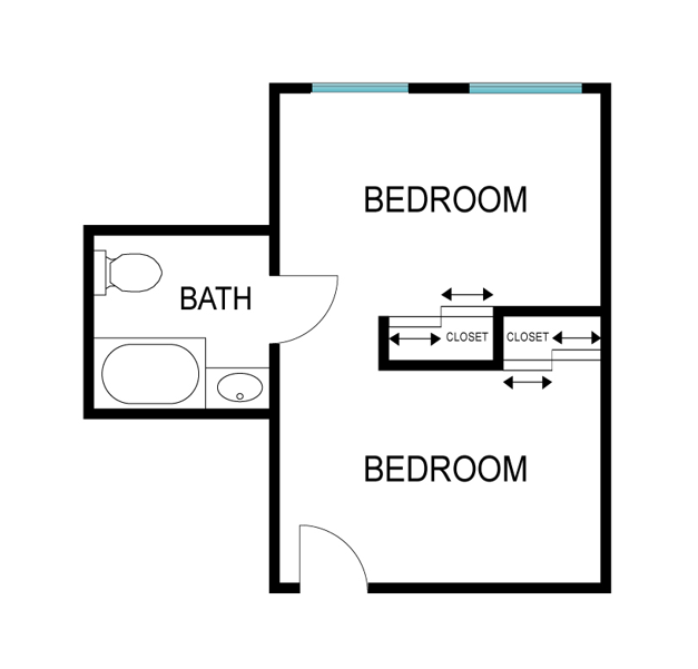 Oak floor plan